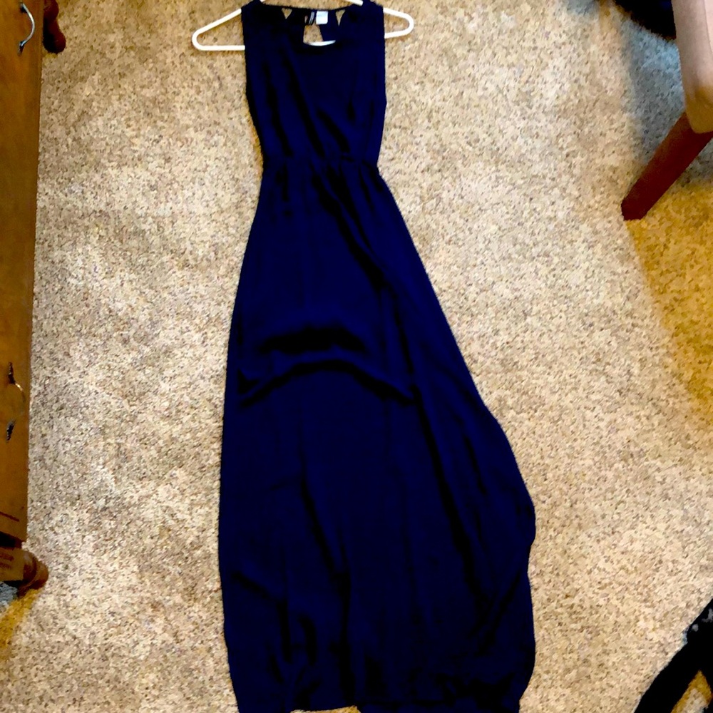 Navy maxi dress